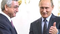 Putin Ermenistan Cumhurbaşkanı Sarkisyan'la görüştü