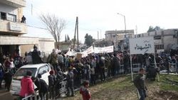 Cerablus'ta PYD protesto edildi