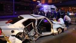E-5'te trafik kazası: 1 ölü, 1 yaralı
