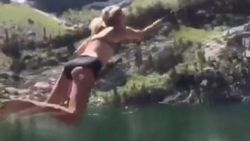 Tarzan'a özenen kız feci düştü