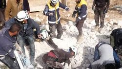 İdlib'e bombardıman sürüyor