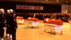 Isparta'da şehit olan askerlere veda