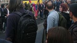 Perpa durağında metrobüs arızalandı