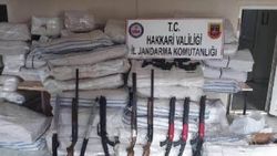 Şemdinli'de 771 av tüfeği bulundu