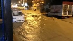 Gökçeada'da sel baskını