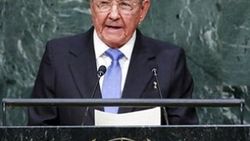 Raul Castro, Fidel'den 56 yıl sonra BM kürsüsünde