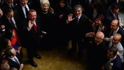 Devletin zirvesini buluşturan resepsiyonun ayrıntıları
