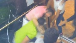 Lüks rezidanstaki silahlı kavga kamerada