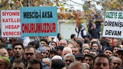 Cumhurbaşkanı Erdoğan’ın memleketi Rize'de Kudüs yürüyüşü