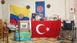 TİKA'dan Kolombiya'daki engelli çocuklara destek