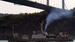 Rus istihbarat toplama gemisi İstanbul Boğazı'ndan geçti