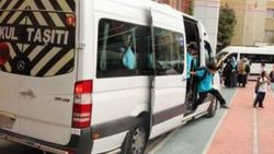 Serviste unutulan çocuk şehirler arası yol gitti