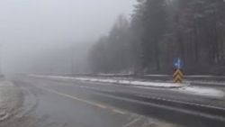 Bolu Dağı'nda kar yağışı başladı