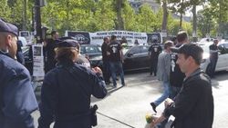 Paris’te taksicilerin 6 saatlik eylemi