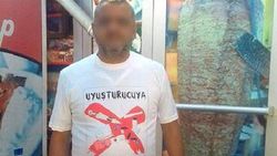 Uyuşturucu sanığı 'Uyuşturucuya hayır' kampanyasına katıldı