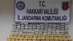Yüksekova'da toprağa gömülü 144 kilo eroin ele geçirildi