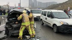 Bağcılar'da kaza: 9 yaralı
