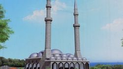 Bursa Çamlıtepe Camii'nin temeli atıldı