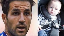Cesc Fabregas 6 aylık bebeği hastanelik etti