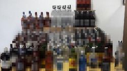 Yılbaşı öncesi 208 şişe sahte içki ele geçirildi