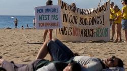 Barselona'da turizm protestosu