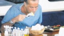 Tülin Şahin'in eski eşi Mehmet Özer Bodrum'da