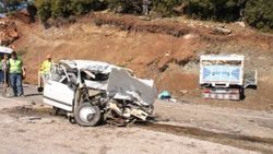 Muğla'da sis kazaya neden oldu: 2 ölü 3 yaralı