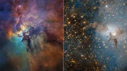 Hubble teleskobundan 28. yıla özel görüntüler