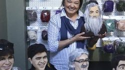 Yünden yapılan büstler