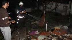 Sakarya’da bodrum katında yangın