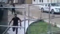Irak'ta polisten kaçan saldırgan üzerindeki bombayı patlattı İZLE