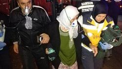 Samsun’da yangın: 9 kişi ölümden döndü