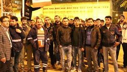 Şanlıurfa DEDAŞ'ta taşeron işçiler grevde