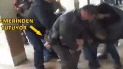 Şanlıurfa'da eylemci ile polisler kördüğüm oldu İZLE