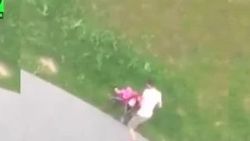 Polonya'da sarhoş baba bebeğiyle yere serildi