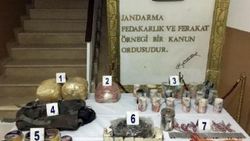 Şırnak'ta terör örgütü PKK'nın bombaları bulundu