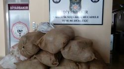 Diyarbakır'da 416 kilogram esrar ele geçirildi