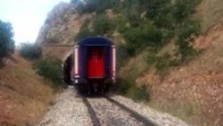 Bingöl'de trene terör saldırısı