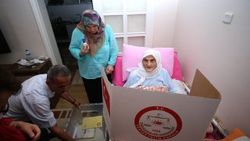 Seyyar sandıkta oy kullandılar