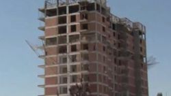 Sivas'ta bir inşaatta yapılan güvenliksiz mesai