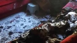 Eşine sinirlendi çakmakla evi yaktı