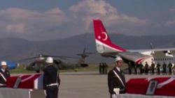 Tunceli şehitlerine veda