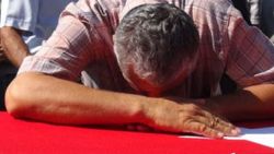 Şehitlere son veda