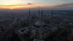 Selimiye'de gün doğumu ve gün batımı