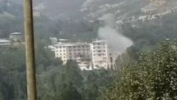Teröristlerin saklandığı bina böyle vuruldu İZLE