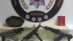 Adana'da ekmek fırınından uyuşturucu ve silah çıktı
