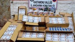 Kastamonu'da kaçak sigara ve oyuncak ele geçirildi
