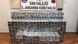 Van'ın 4 ilçesinde 15 bin 608 paket sigara ele geçirildi