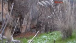 PKK'nın bomba dolu mağarası imha edildi İZLE