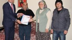Silifke Belediyesi 2 şehidin ailesine ev verdi